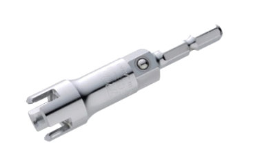 トップ工業 電動ドリル用 蝶ネジソケット (六角軸6.35mm)(ECS)